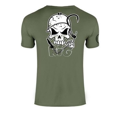 Fox Tričko Black / Camo Logo T-Shirt