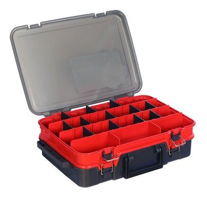 Hell-Cat Kufřík plastový TB Double Layer ( Red-Grey )