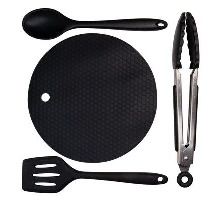 Giants Fishing Sada silikónového riadu s podložkou Eazi Utensil Set