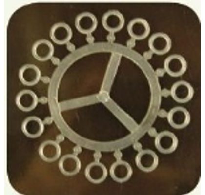 Extra Carp Silikonové kroužky na nástrahy Elastic Bands 5,5mm 18ks