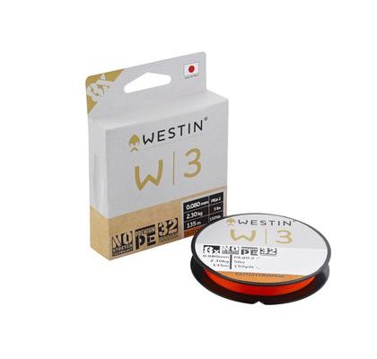 Westin Šnúra W3 8-Braid Dutch Orange 135m