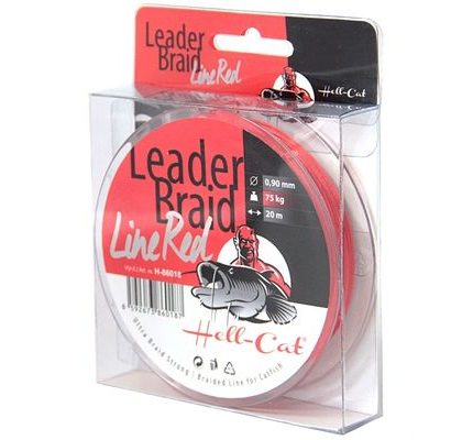 Hell-Cat Náväzcová šnúra Leader Braid Line Black 20m