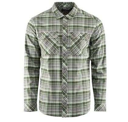 Grundéns Košile Dungeness Seawool Flannel Shirt Grass