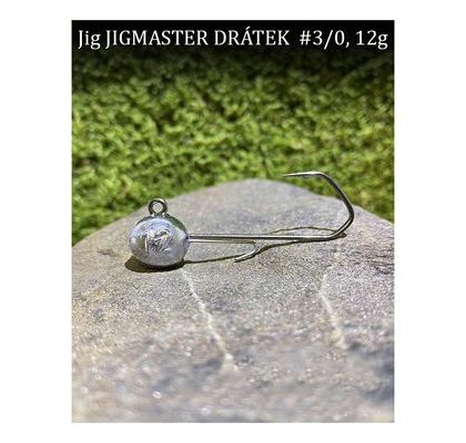 Jigovky Jigové hlavičky Jigmaster Drátek vel.3/0 5ks