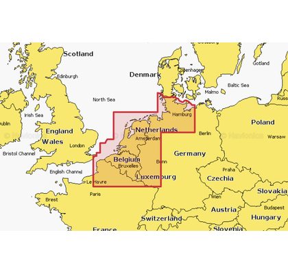 Navionics+ Mapy Benelux
