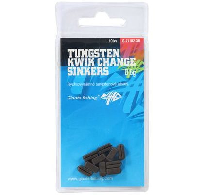 Giants Fishing Rychlovýměnná těžítka Tungsten Kwik Change Sinkers 10ks