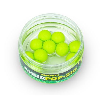 Mikbaits Mini Plávajúce fluo boilie 10mm 100ml