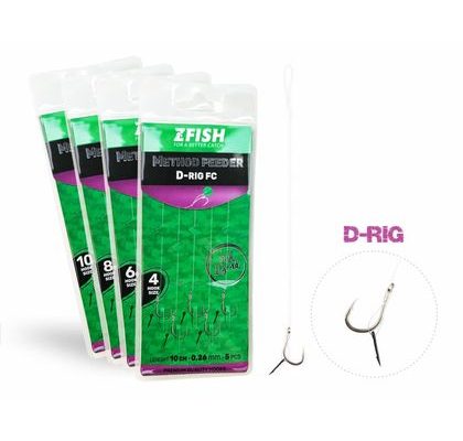 Zfish Náväzec Method Feeder D-RIG 5ks