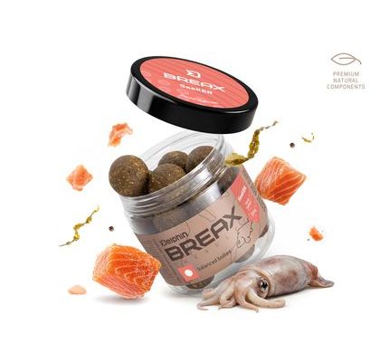 Delphin Vyvážené boilies BreaX/SeaKER Oliheň-Losos 100g