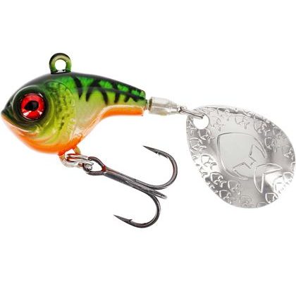 Westin Blyskáč DropBite Spin Tail Jig Firetiger