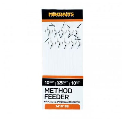 Mikbaits Method Feeder nadväzce so zapichovacím hrotom 10ks