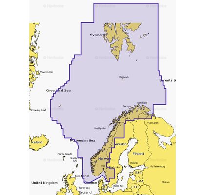 Navionics+ Mapy Nórsko