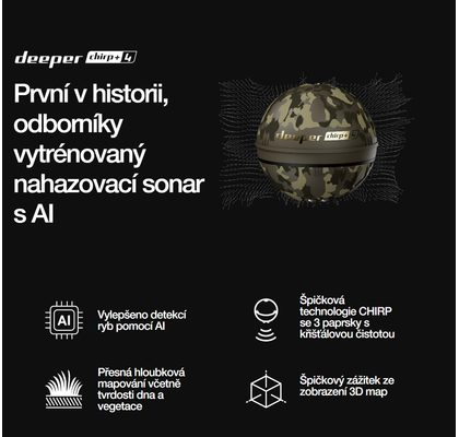 Deeper Nahazovací sonar Fishfinder Start