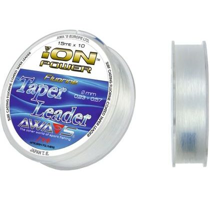 Awa-S Vlasec zužovaný Ion Power Fluorine Taper Leaders 10x15m