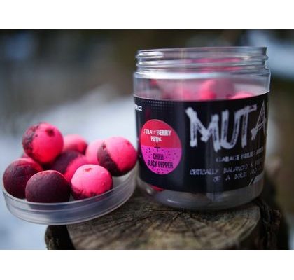 G.B.U. Boilies Mutant Strawberry Punk + Chilli + Black Pepper 130g