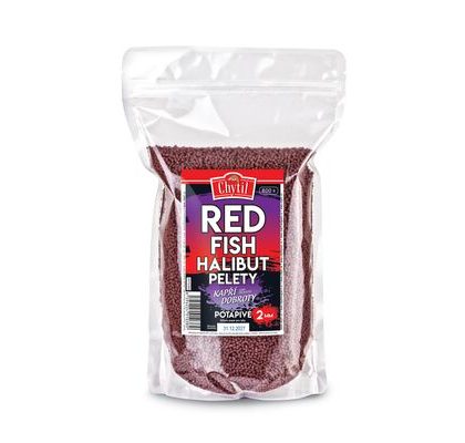 Chyť a pusť Pelety RED Halibut 10kg