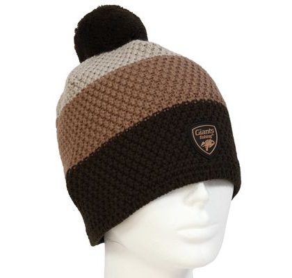 Giants fishing Zimní pánská čepice tříbarevná s bambulkou