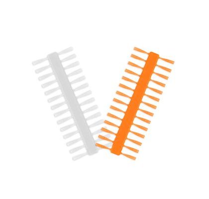 Delphin Nekonečná zarážka Q-Stop transparentní + oranžová