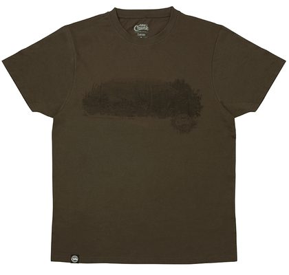 Fox Triko Chunk Dark Khaki Scenic T-shirt