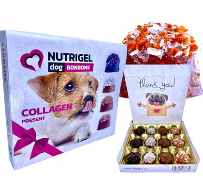 LK Baits Pet Kolagénová bonboniéra Nutrigel Collagen Bonbons pre väčšie psy 130g