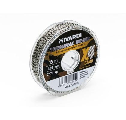 Mivardi Šňůra Terminal X4 braid camo 15m