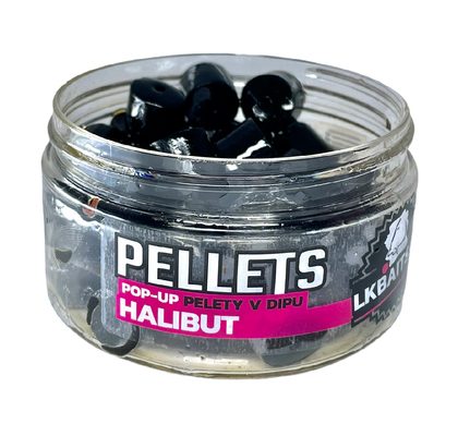 LK Baits Pop-up Pelety v dipe Halibut 40g