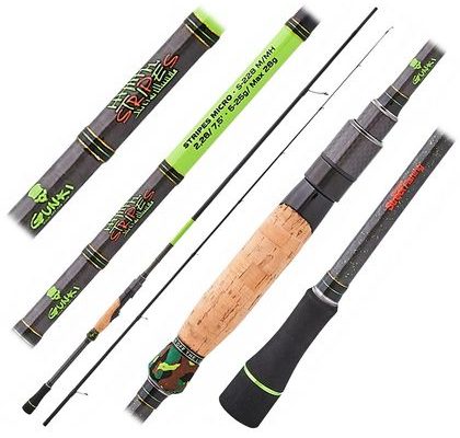 Gunki Prút Stripes Micro S 2,10m ML 1,5-10g