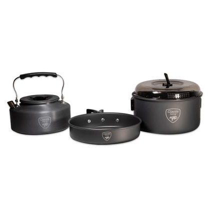 Giants Fishing Sada riadu s kanvičkou 3 Piece Pan & Kettle Set
