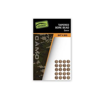 Fox Korálky Edges Camo Tapered Bore Bead 5mm 20ks