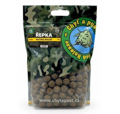 Chyť a pusť Boilies Natural 3kg
