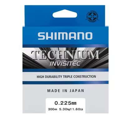Shimano Vlasec Mainline Line Technium Invisitec 300m