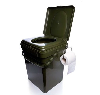 RidgeMonkey Kompaktní přenosná toaleta CoZee Toilet Seat Full Kit
