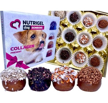 LK Baits Pet Kolagénová bonboniéra Nutrigel Collagen Bonbons Small pre menšie psy 75g