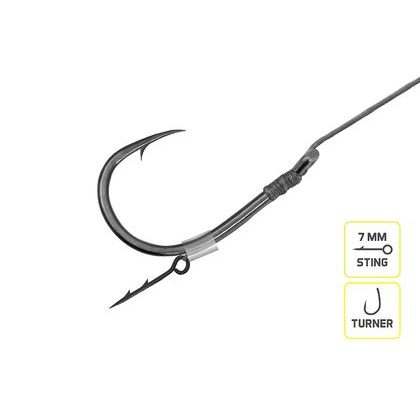 Delphin Feederový návazec Proxi 8 Loop bez protihrotu 6ks