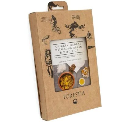 Forestia Campingová strava Kuřecí Madras s dlouhozrnnou a divokou rýží