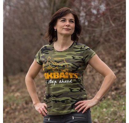 Mikbaits Dámské tričko camou Ladies team