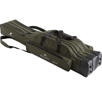 Mikado Obal na pruty tříkomorový zesílený zelený