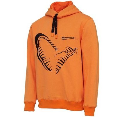 Savage Gear Mikina Mega Jaw Hoodie Sun Orange