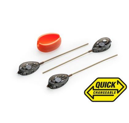 Mivardi Krmítka Method Feeder set QMR Flat L (30g + 40g + 50g + forma)