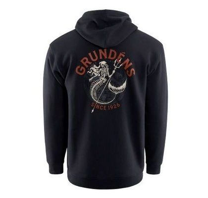 Grundéns Mikina Displacement DWR Hoodie Dead Reckoning Black