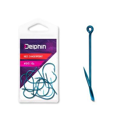 Delphin Háčiky HKD Chinu Ring 10+1ks