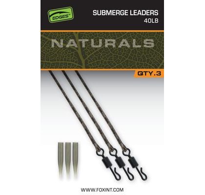 Fox Montáž Edges Camo Leadcore Lead Clip Leaders 50lb 3ks