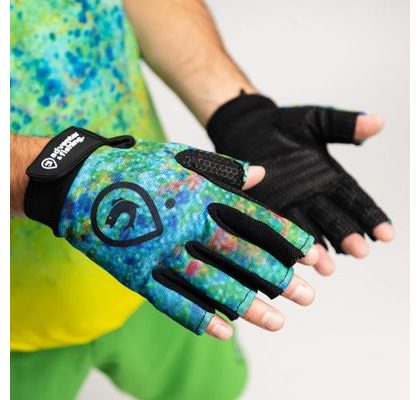 Adventer & fishing Rukavice pro chytání na moři Mahi Mahi s krátkými prsty