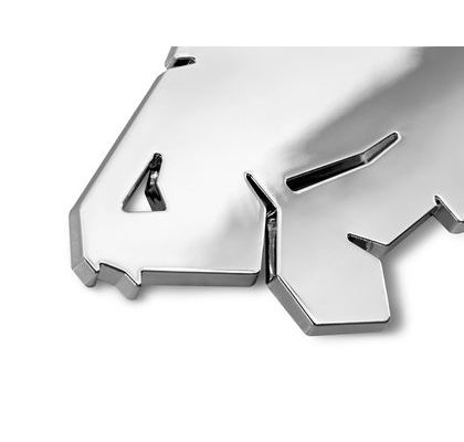 Delphin 3D nálepka Kapor chróm