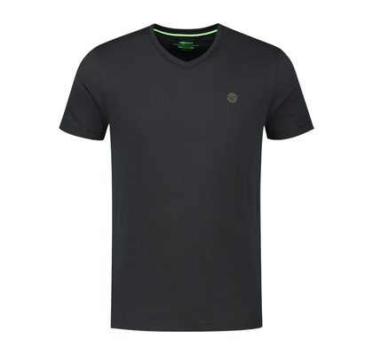 Korda Triko Kore V Neck Tee Black