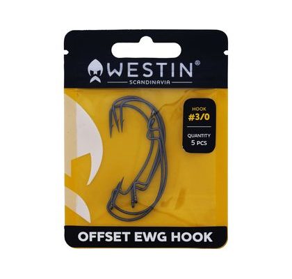 Westin Háčik Offset EWG Hook Black Nickel