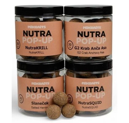 Mikbaits Boilies Nutra pop-up 20mm 250ml