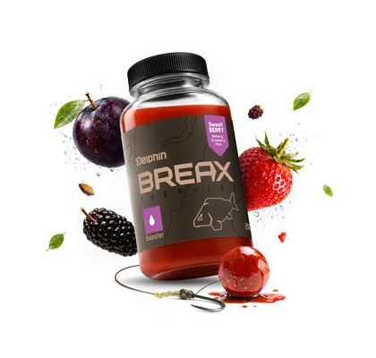 Delphin Booster BreaX/SweetBERRY Moruša-Jahoda-Slivka 250ml
