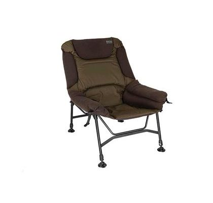 Trakker Křeslo komfortní s područkami Levelite Camo Longback Recliner
