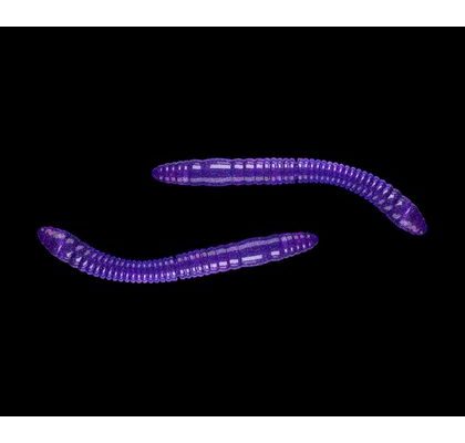 Libra Lures Fatty D’Worm Purple with Glitter